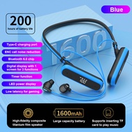 RG11หูฟังบลูทูธใน6.0หูฟังไร้สายเล่นเพลงได้นาน200ชั่วโมงหูฟังแบบคล้องคอหูฟังสปอร์ต9D หูฟังสเตอริโอแบต