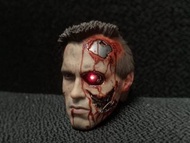 hottoys Terminator 未來戰士 頭 著燈 hot toys mms238 1/6 模型
