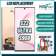 PhonFix Original LCD Replacement for Samsung S22 ULTRA S908 – Secondhand (Tested)