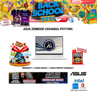 [ผ่อน 0% 10 ด.]ASUS ZENBOOK UX5406SA-PV777WA/ประกัน3YearsOnsite+1 YEARS PERFECT WARRANTY