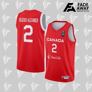 GILGEOUS ALEXANDER CANADA 2 BASKET jersey