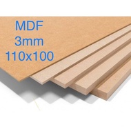 3mm MDF board (110x100)cm, MDF plywood, MDF wood board, MDF plywood