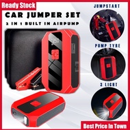 99800Mah Car Power Bank Built In Jumper And Pump 2 in 1 Jump Starter Car Emergency jumper power bank jumper Kereta