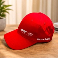 CAP MILO KITKAT F1 LIMITED  ( BLACK N RED )'(cap only 1 pcs  )