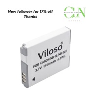 Viloso NB-6L/6LH 6L 6LH nb6l 6lh Camera Battery For Canon Camera