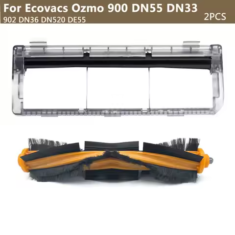 DN520 DE55 Main Brush Cover for Ecovacs Deebot Ozmo 900 902 DN55 DN33 DN36 Sweeper Robot Vacuum Clea