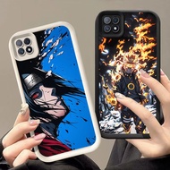 HK-5 Anime Uchiha Shockproof Casing for Black and White Silicone OPPO Realme Reno C20A A16E A16K 4F 