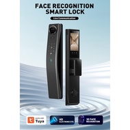 Zemismart 3D Face Recognition Smart Lock Tuya WiFi Video Call Camera Digital Door Lock IPS Screen Fi