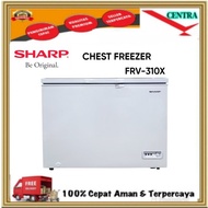 SHARP CHEST FREEZER FRV310X / FREEZER BOX FRV-310X 310 LITER