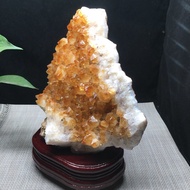 Natural Citrine Raw Stone Abundance Stone