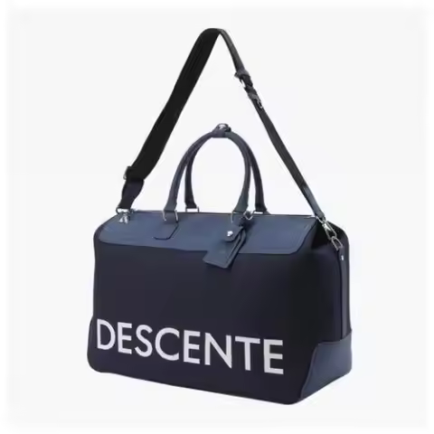 Descente Golf Boston Bag GQC DO32MEBO83-NAVG Men's Vintage Boston Bag NAVG