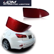 For Gen2 Lexus IS250 IS350 Sedan 2006-2013 Smoked / Red Lens Car Rear Bumper Reflector Tail Brake L