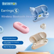 New Doraemon Bluetooth Headset Bone Conduction Concept Sports Noise Cancelling Headset Hanging Ear Headset Long Battery Life Headset Earring Headset Bluetooth