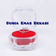 Cincin Diamond,berat 1.50gram Emas Putih 750%