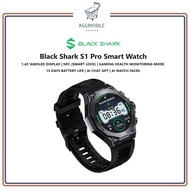 [MY] Black Shark S1 Pro Smart Watch (1.43"AMOLED | AI ChatGPT | NFC | 15 Days Battery Life) 1 Year W