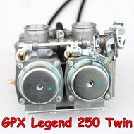 GPX Legend 250 Twin จีพีเอ็กซ์ เลเจนด์ 250 ทวิน คาร์บู แท้ พร้อมคอรีดและยางรัดคาร์บู