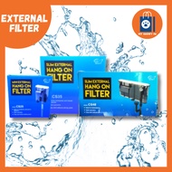 Infinity Mini External Hang On Back HOB Filter For Small Aquarium Fishes Oxygen Filtration