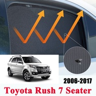 For Toyota Rush 7 Seater 2006-2017 Car Shade for Side Window Glare and UV Rays Protection Baby Windo
