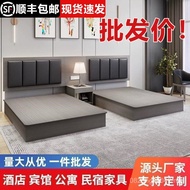 Standard Room Dedicated Hotel Bed Full Set B & B Standard Room Modern Apartment Bed Bed Simple Hotel