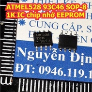 10pcs ATMEL528 93C46 AT93C46 93C46N SOP-8 EEPROM memory chip IC kde1306
