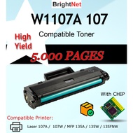 Compatible Cartridge Toner W1107A W107XL/A HP107A Cartridge for HP Laserjet