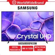 2025 Samsung Smart TV 55 Inch 4K Crystal UHD U8000F 55" Smart TV Murah Television 电视机 電視機 UA55U8000F