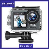 5K 4K 60FPS กล้องกล้องแอคชั่นแคมเมรา170มุมกว้างกล้องปั่นจักรยานกลางแจ้งกันน้ำ30เมตรพร้อมรีโมทควบคุม