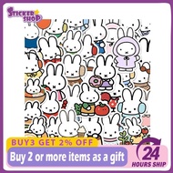 80pcs Cute Miffy Sticker Cartoon Graffiti Kindergarten Boy Girl Reward Sticker