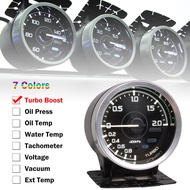 Defi ADVANCE A1 60 มม.เกจวัดสำหรับรถแข่ง Defi Meter 7 สีใน 1 Turbo หน้าปัดบูสเตอร์ (1 PC)