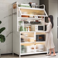 Sideboard Cabinet Kitchen Storage Cabinet Cupboard Cupboard Multi-Layer Multi-Functional Meal Preparation Carbon Steel I
