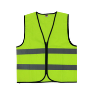 เสื้อสะท้อนแสง RV-31 Maple Safety ผ้าเรียบสีเขียวสะท้อน