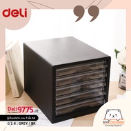 Deli 9775 File Cabinet ตู้เอกสาร แบบ 5 ชั้น A4 อุปกรณ์สำนักงาน ตู้เก็บเอกสาร ชั้นเก็บเอกสาร อุปกรณ์จ
