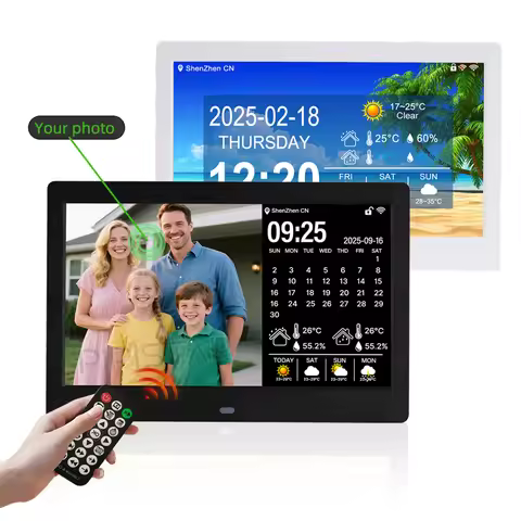 7/10.1 inch WIFI Calendar Dementia Clock Alarm Clock Date Weather Forecast Smart Desktop Clock Digit