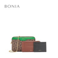 Bonia Shamrock Ciccio Monogram Sling Bag With Card Holder