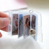 Keychain Mini Album 1-Inch 2-Inch Couple Photo Sticker Customized Cute Gift Star Photo Album Creativ