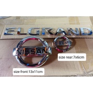 (used)Nissan ELGRAND emblem set