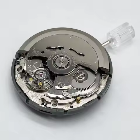 Japan Genuine NH36 Movement English-Spanish Datewheel Crown at 3.0/3.8 O'clock Mod NH36A Day-Date at