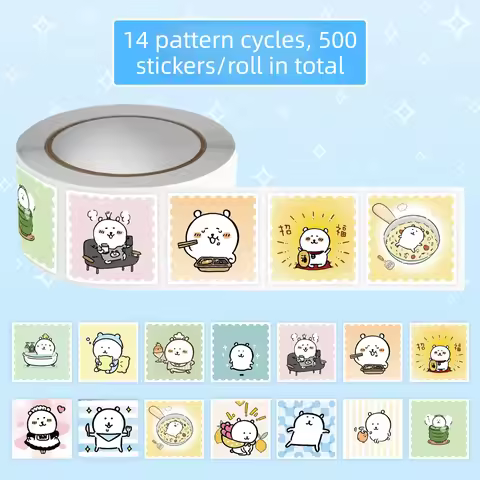 The New 500 Series Features Cute "Joke Bear" Stamps. They Are Very Popular As Decorative Stickers fo