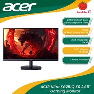 ACER Nitro KG251Q X0 200Hz 24.5" Gaming Monitor - VA/0.5ms/FHD/HDMI/DisplayPort