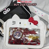 Hello kitty bag Cute bag Kuromi bag Cinnamoroll Women Crossbody bag Ita bag insert Bag Concert bag L