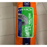 80/90-17 tiuless cityboy tyre