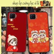 Oppo a73 / oppo a93 case with cute CNY print