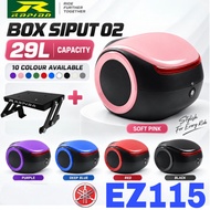 Combo Set Monorack Rapido YAMAHA EZ115 Top Box Alien ABS Tail Box Siput 02 Accessories Motor Yamaha 