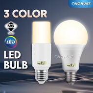 VHome® LED Bulb 3 Colour 3 Warna (Daylight /Warm/Cool) 15W with holder E27 Mentol Lampu Light A Bulb