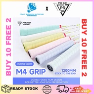 【Buy 10 Free 2】P.R IND M4 STICKNESS OVERGRIP 浦锐M4羽毛球手胶 Badminton Overgrip