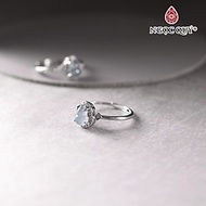 Nhẫn bạc hồ lô lam băng type A 5x7mm mệnh hỏa, mộc - Ngọc Quý Gemstones