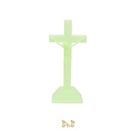 Christian Catholic Altar Home Baptism - Luminous Plastic Wall/Table Crucifix - 22cm