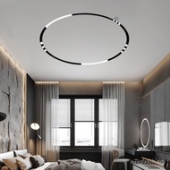 Round Track Light No Main Light Surface Mounted Ultra-thin Track Light Full Set Smart Track Flood Li