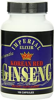 Imperial Elixir, Korean Red Ginseng, 600 mg, 100 Capsules