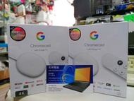 Google 谷歌Chromecast with Google TV 4K  串流播放裝置 白色 ( 全新原裝正貨一年保養 )